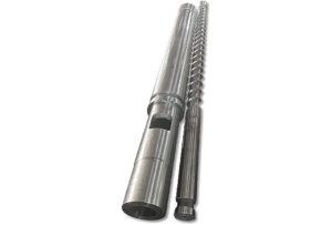 Single screw and barrel for injection machine